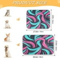 thumbnail image 3 of Pet Cooling Pad Foldable Self Cooling Mat Breathable Pet Cushion Sleep Pad for Dogs and Cats Blue and Pink Lines M, 3 of 9