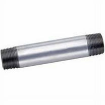 2" x 4" Galvanized Steel Pipe Nipple, Lead Free, 150 PSI