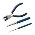thumbnail image 3 of Joyería Kit Joyería Alicates Alicates Ligeros Confort Ponga de agarre Crear bucles uniformes Acero para aretes Crafts Pulseras de pulseras, 3 of 9