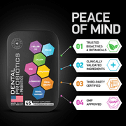 Bioactive Labs Dental Probiotics for Teeth and Gums, 2-Pack 90 Mint Tablets