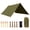 Brown 10×10.5ft, variant on Waterproof Portable Tarp, Multifunctional Outdoor Camping and Traveling Awning, Backpacking Rain Tarp Shelter