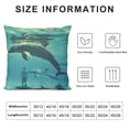 thumbnail image 5 of Sea Wildlife Killer Whales Pillowcase for Body Pillow Long Soft Throw Pillow Case Cover for Bed Couch, 5 of 5