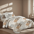 thumbnail image 2 of Davulos Plaid Patchwork Quilt for Twin Bed,2 Pieces Reversible Microfiber Summer Bedspread Coverlet Bedding Set for All Season(1 Quilt,1 Pillow Shams), 2 of 8