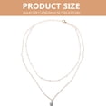 thumbnail image 2 of Hytrove Collar Doble Capa Con Doradas Para Mujer Y Sofisticado Para, 2 of 7