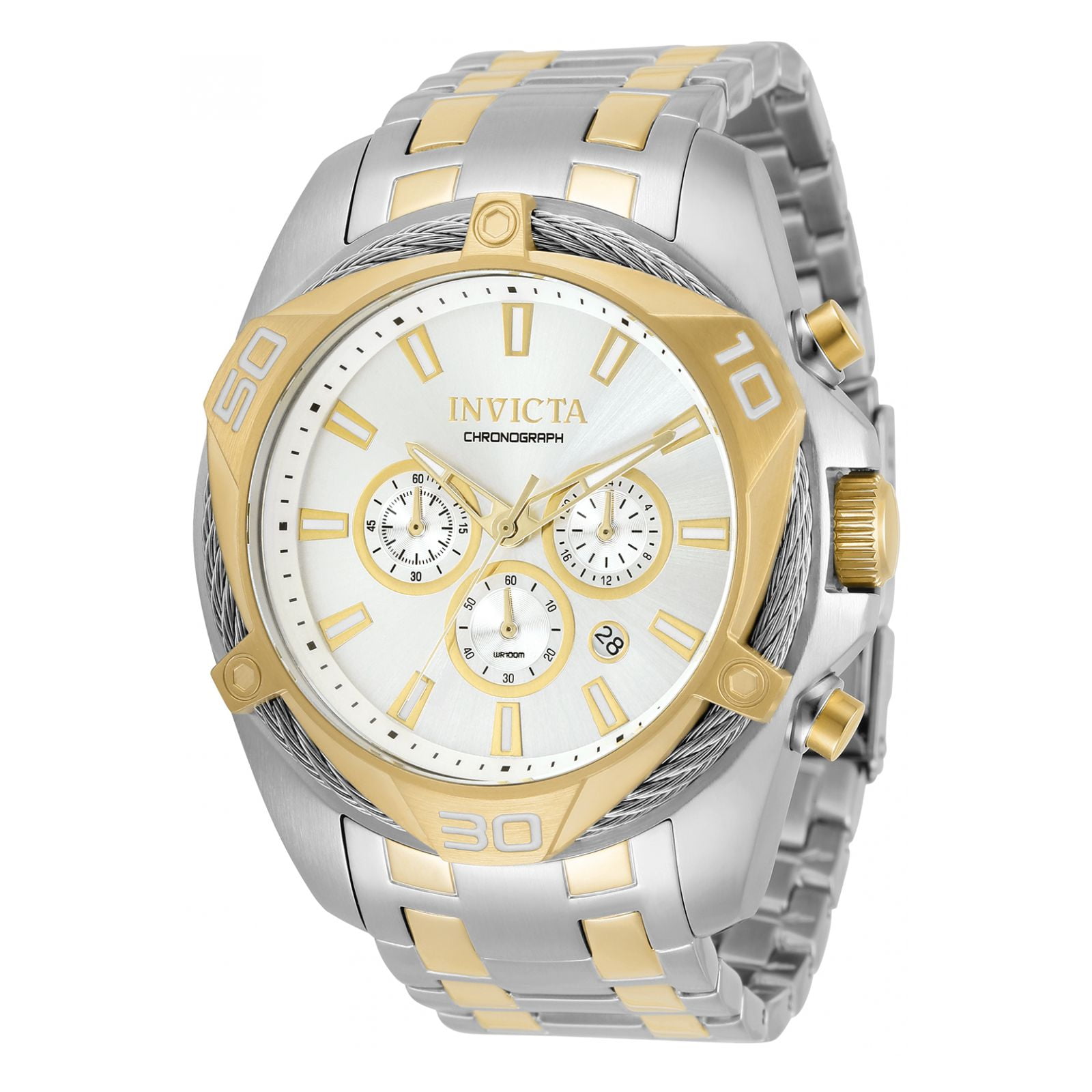 Invicta Men's Bolt Silver Dial Watch - 34126