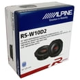 thumbnail image 3 of (2) Alpine RS-W10D2 10” 600w RMS Shallow Subwoofers+Sealed Box+Amplifier+Amp Kit, 3 of 29