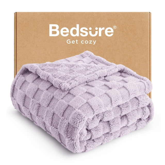 Manta Bedsure Lavender Fog de 50 x 70 cm para sofá