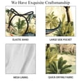 thumbnail image 4 of luoweisi Men's Beach Shorts Quick Dry Swim Trunks with Mesh Lining Cartoon Dinosaur L, 4 of 5