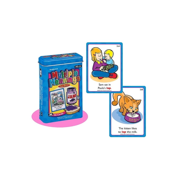 Super Duper Publications Multiple Meanings Fun Deck Flash Cards Educational Learning Resource For Children