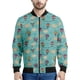 thumbnail image 2 of Nueva chaqueta con estampado 3D de globo de aire de dibujos animados para hombre, primavera otoño 2024, abrigo con cremallera de manga larga, chaqueta de vuelo callejero 6XL, 2 of 4