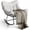 Chaise Lounges | White, variant on Outdoor Papasan Rocking Chair, Rattan Egg Rocker with Sturdy Metal Frame for Balcony/Backyard