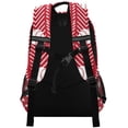thumbnail image 2 of ALAZA Baseballs on Red Backpack Elementary School Bag Bookbag Travel Rucksack, 2 of 7