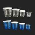 thumbnail image 1 of Zeus 4Pcs 30/60/120/240ml Medicine Liquid Transparent Plastic Scale Measuring Cup Jug, 1 of 7