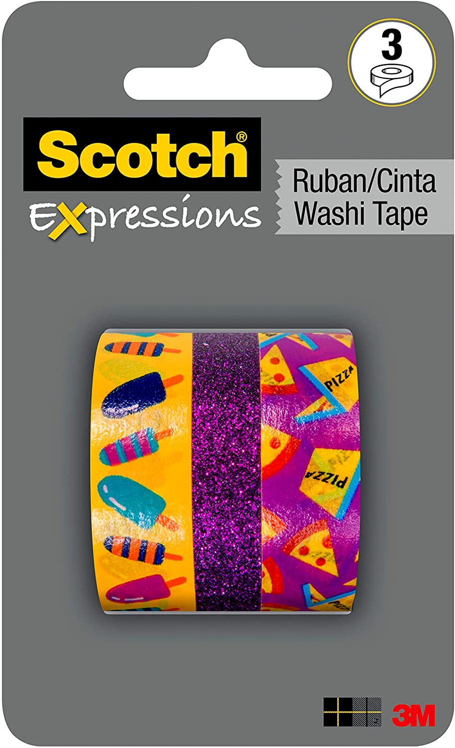 Scotch Brand Scotch Expressions Washi Tape 3-Pack