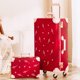 thumbnail image 4 of Maleta roja con bolso, caja de equipaje para dote de boda, caja de varilla de tracción de cuero de alta gama, caja combinada, un par de caja de dote de novia, 4 of 4