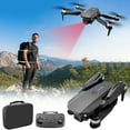 thumbnail image 3 of Drones PAVEOS con cámara para adultos, motor sin escobillas, UAV, posicionamiento óptico, cuadricóptero 4K con 2 cámaras, resistente al viento, control remoto, helicóptero, dron negro, 3 of 5