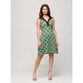 thumbnail image 4 of Womens Collared Geometric Print Dress, 4 of 5