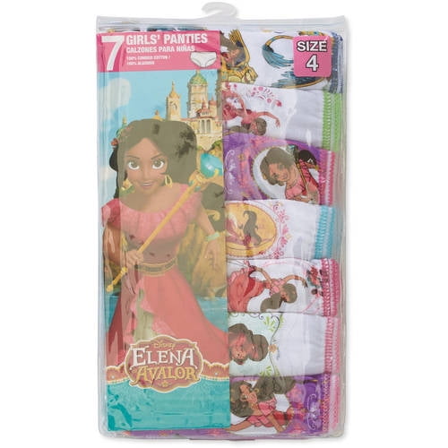 Disney Elena Of Avalor, Girls Underwear, 7 Pack Panties (Little Girls & Big Girls)