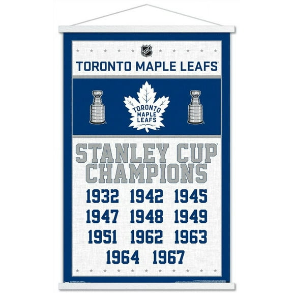 NHL Toronto Maple Leafs - Champions 16 Wall Poster with Magnetic Frame, 22.375" x 34"
