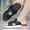White, variant on Hollow Cutout Street Style Slide Sandals Matte Embossed Upper Lightweight Casual Vacation Trainers