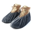 thumbnail image 4 of PlasMaller 5 Pairs Non Slip Washable Reusable Shoe Covers For Household Thickened Boot Covers, 5 Colors, L, 4 of 9