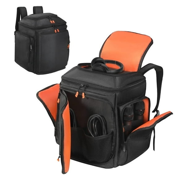 Piaclen Travel Carrying Case Backpack Compatible with for S1 Pro/ S1 Pro  Portable Bluetooth Speaker,Extra Pockets for Microphone,Charger,Cable