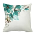 thumbnail image 1 of EREHome Housse de Coussin Fleurs Rétro 16x16 Pouces, 1 of 1