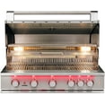 TrueFlame Premium 40Inch 5Burner BuiltIn Propane Gas Grill w/Rear