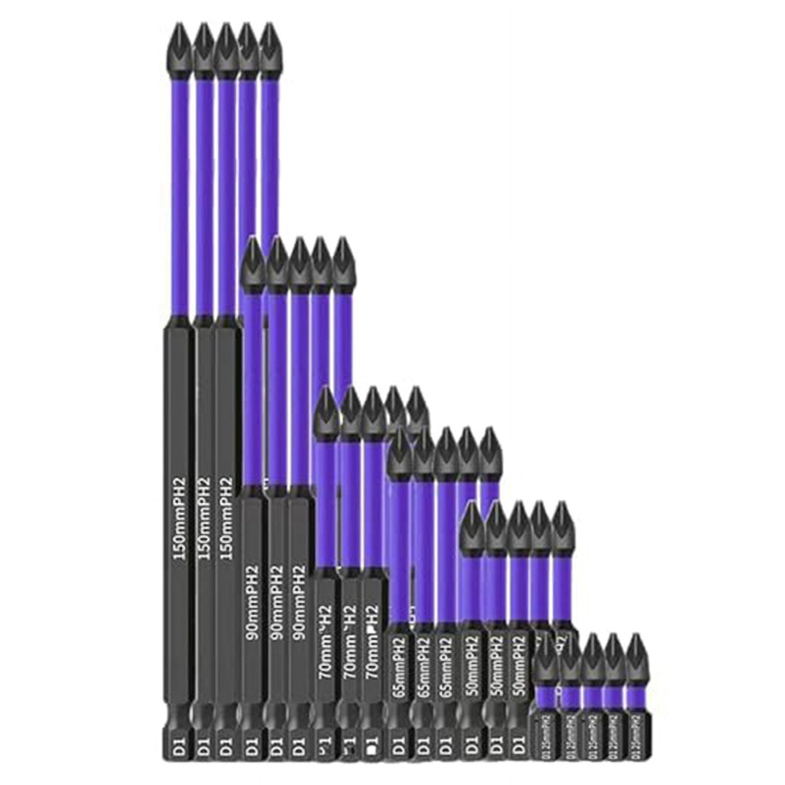 Magnetic Drill Bits Anti-Slip and Shock-Proof Bits with Screwdriver Bits Magnetic Screwdriver Set (5Set)