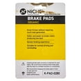 thumbnail image 5 of Niche Organic Brake Pad Set for KTM 390 Duke RC Motorcycle MK1002860, 5 of 9