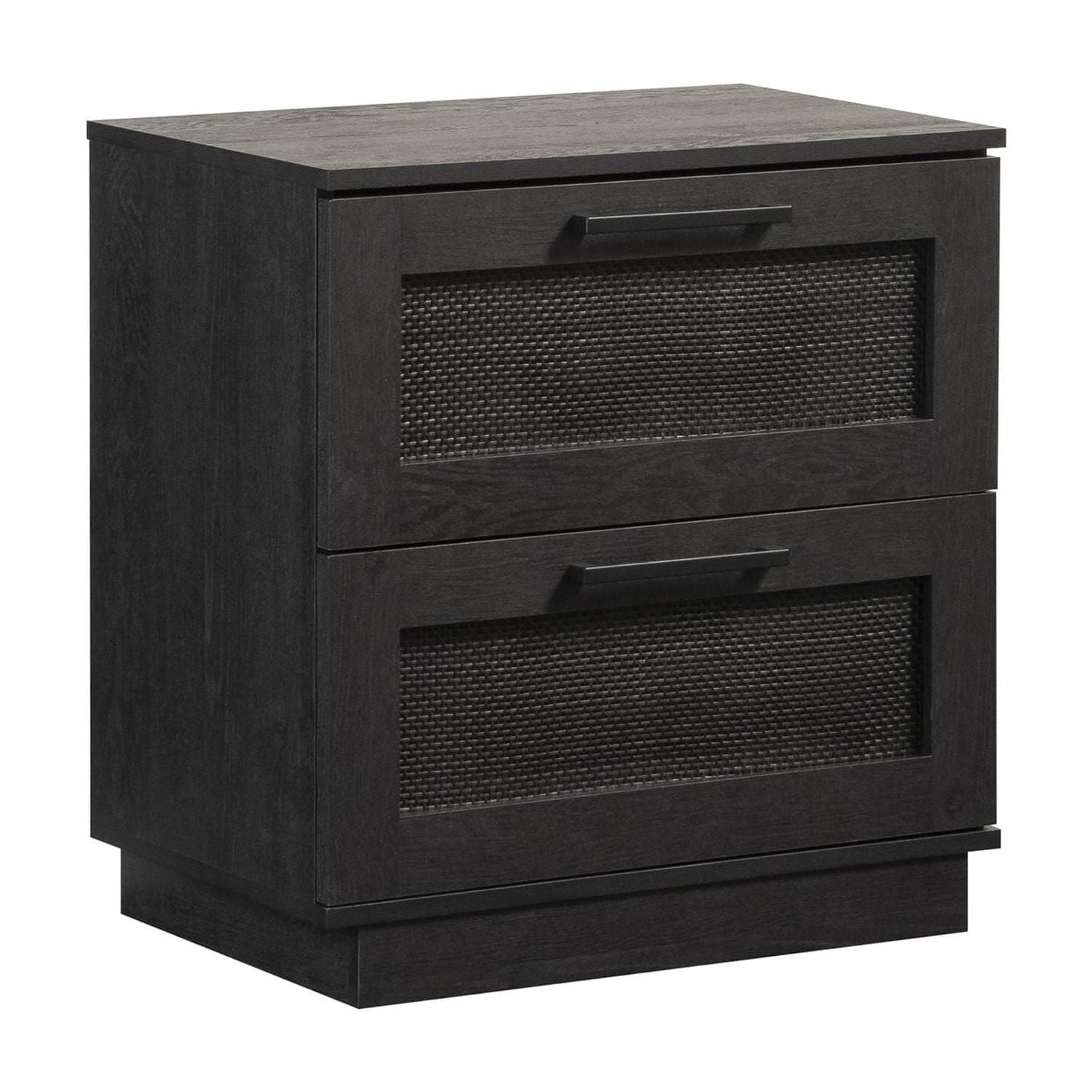 Sauder Tiffin Line Night Stand, Raven Oak, 433511