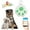 Green, variant on BotaniNest Cat Dog Mini Tracking Prevention Smart Anti-Loss Device Tool Portable Pet Tracking Locator Bluetooth 5.2 Mobile Key Mini Realtime- Finder Device
