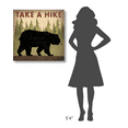 thumbnail image 4 of Global Gallery's 'Take a Hike Black Bear' By Ryan Fowler Stretched Canvas Wall Art, 4 of 4