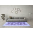 thumbnail image 3 of Ahgly Company Machine Washable Indoor Rectangle Oriental Blue Traditional Area Rugs, 7' x 10', 3 of 4