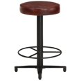 thumbnail image 2 of vidaXL Bar Stools 2 pcs 52 cm Real Leather, 2 of 5