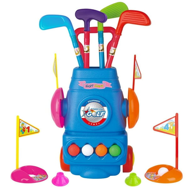 Meland Kids Golf Club Set Toddler Golf Ball Game Play Set Sports Toys