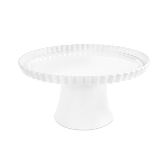 10" White Melamine Cake Stand by Celebrate It