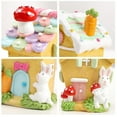 thumbnail image 5 of Easter party Decorations Easter Bunny House Resin Ornament, 5 of 7