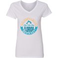 thumbnail image 3 of Inktastic Siesta Key Florida Beach Vacation Women's V-Neck T-Shirt, 3 of 5