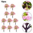 thumbnail image 2 of 10Pcs Miniatures Landscape Flower Tree Garden Plant Scenery Model 1:100 4cm, 2 of 11