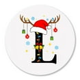 thumbnail image 4 of Womens Outfit Sets Adult Family Matching Christmas Pajamas - Printed Deer & Plaid Pants Soft Two-Piece Set Family Christmas, 4 of 9