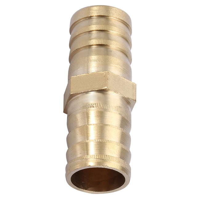 Conector de tubería recto, conector de púas recto de latón de 2 vías Conector de púas recto de latón Eficiencia óptima