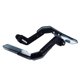 thumbnail image 3 of 2 protectores de manos para motocicleta, a prueba de viento, protección contra colisiones, ajuste universal, protector de manos para manillar, color negro, 3 of 14