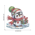 thumbnail image 2 of Penguin Gift Diamond Art Painting Kit Hanging, 2 of 6