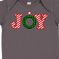 thumbnail image 4 of Inktastic Joy Christmas Ornament with Candy Cane Stripes Boys or Girls Baby Bodysuit, 4 of 5