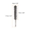 thumbnail image 2 of Uxcell Stainless Steel Bore Brush 19mm Dia Cleaning Wire Brush with Handle 1/4 Inch Hex Shank for Tubes, 2 of 6