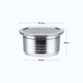 thumbnail image 4 of Amdohai 6g Capacity Stainless Steel Reusable Coffee Capsule Home Coffee Machine Accessory Eco-friendly Easy Clean Coffee Capsule Coffee Making Compatible with Segafredo 3A-C231E, 4 of 8