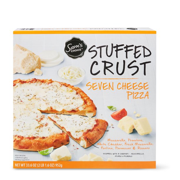 Sam's Choice Frozen Stuffed Crust Seven Cheese Pizza, 33.6 Oz Walmart