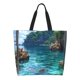 thumbnail image 1 of Balery Tropical Paradise Window View Bolsa Tote Estilo Estético con Cremalleras, Bolsa de Hombro, Bolsa de Compras Grande y Plegable, 1 of 8