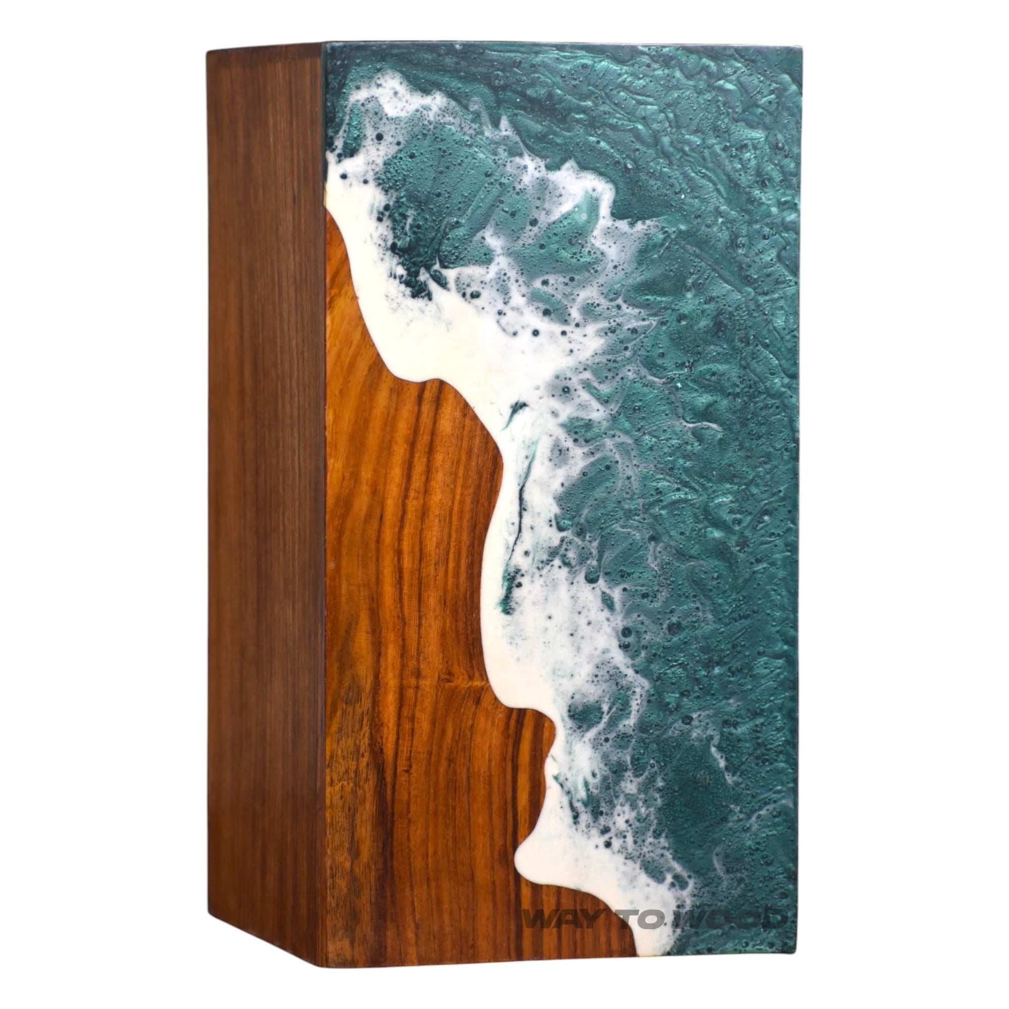 Wooden Urn for Human Ashes Adult Male/Female – Premium Memorial Urns for Adults – Durable Cremation Urn Box for Ashes, Suitable for Burial or Home Display